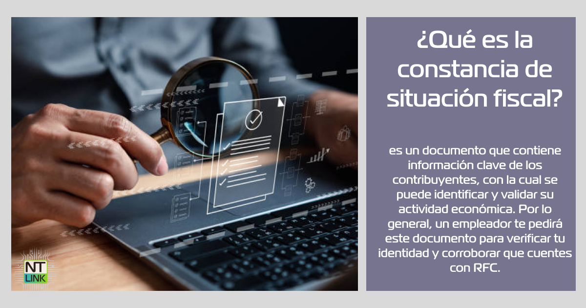 Constancia de situación fiscal