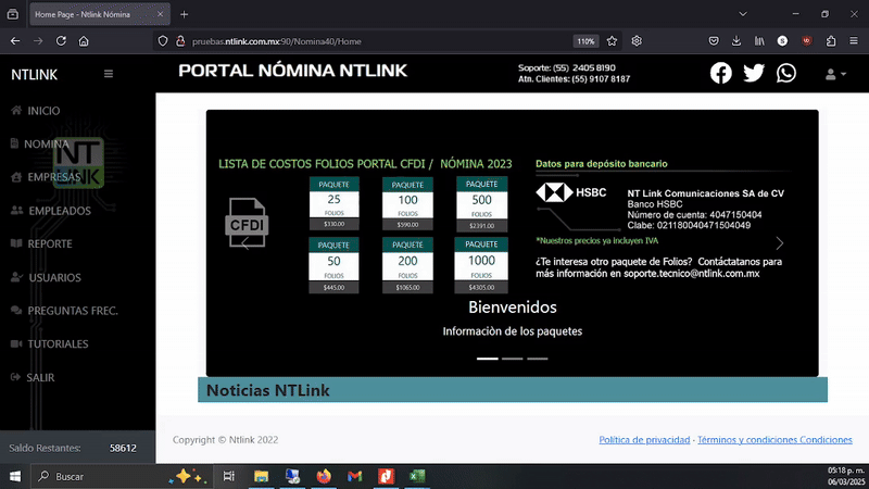 Portal Nomina Preview