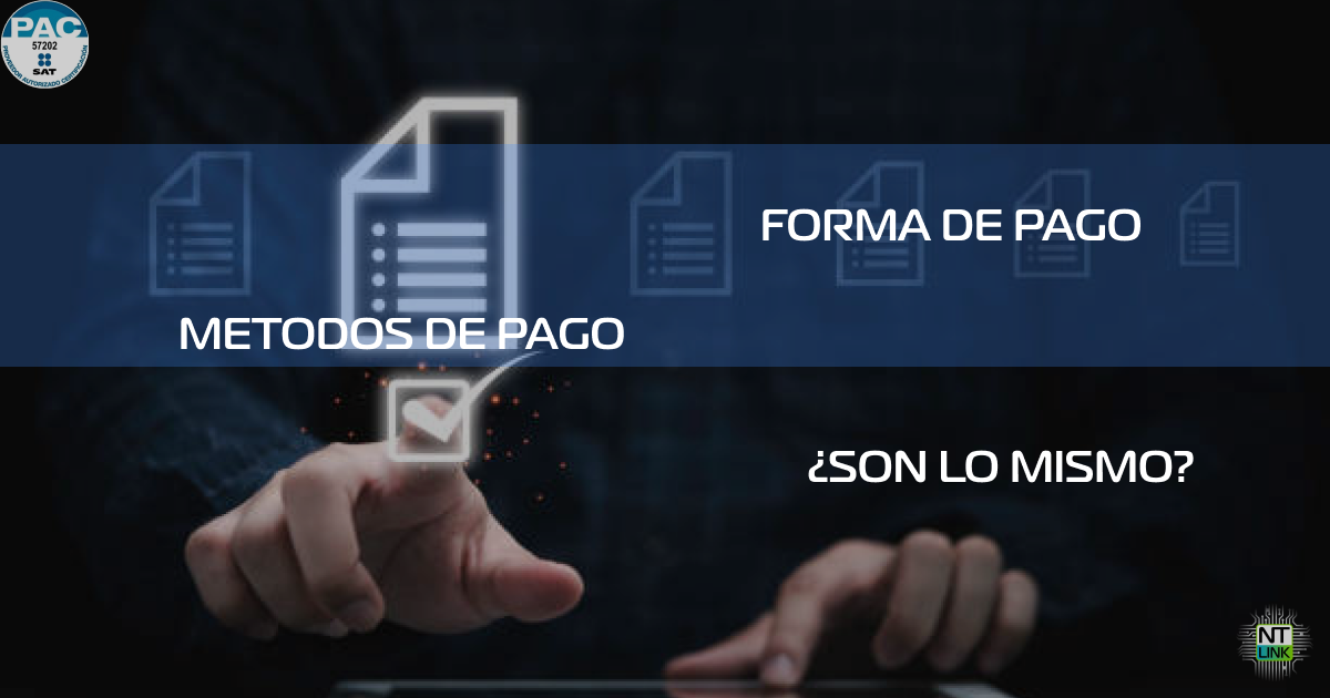 Diferencia entre forma de pago y método de pago