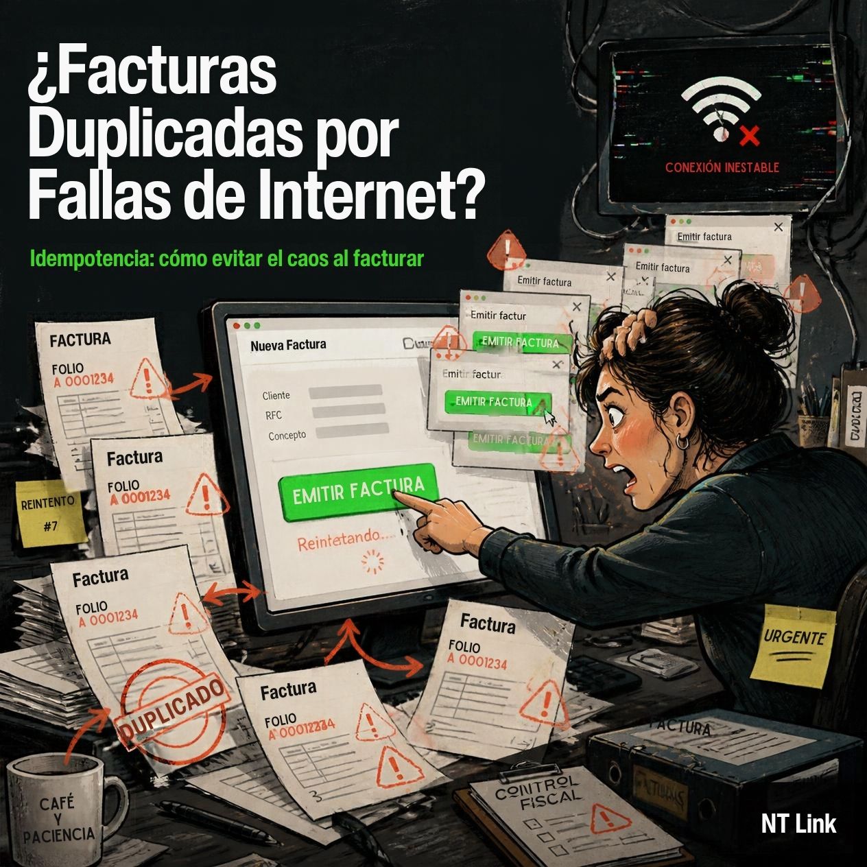 ¿Facturas Duplicadas por Fallas de Internet? Qué es la Idempotencia y Cómo te Protege