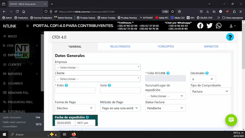 Datos Generales