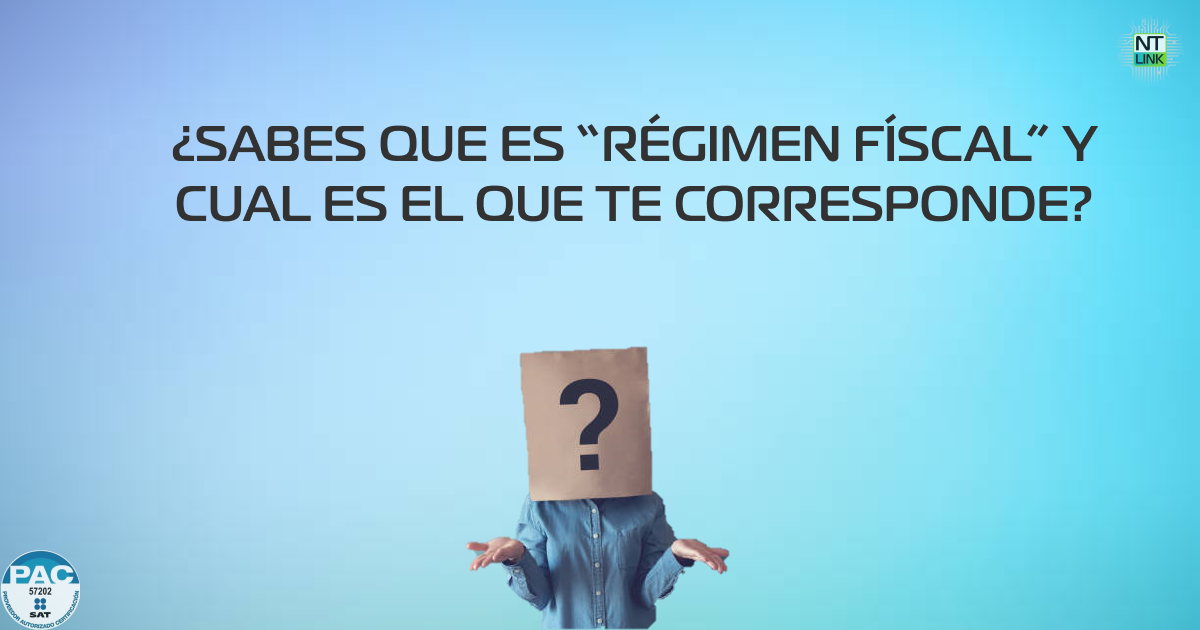 Régimen fiscal y uso de CFDI